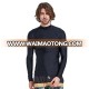 wholesales high quality solid color compression t shirt sun protect lycra swim vest long sleeve rash guard